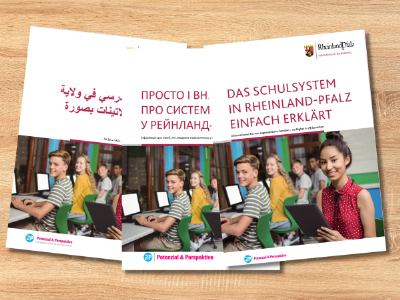 Broschüre zum Schulsystem in RLP (auch in Ukrainisch)